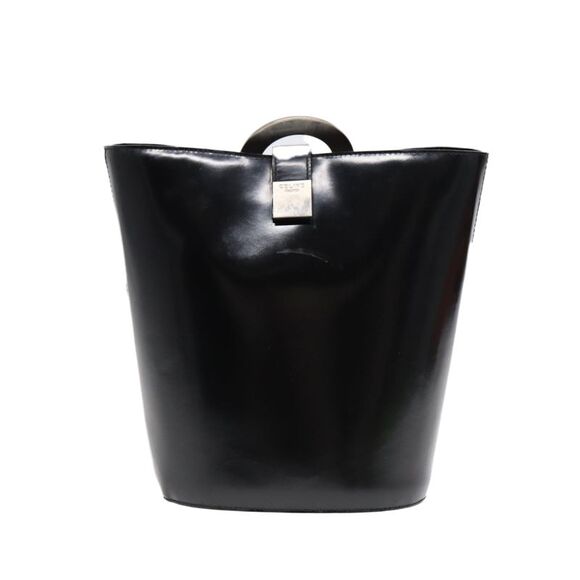 Céline Seau Black Patent Leather Shoulder Bag (Pre-Owned) - Picture 2 of 16